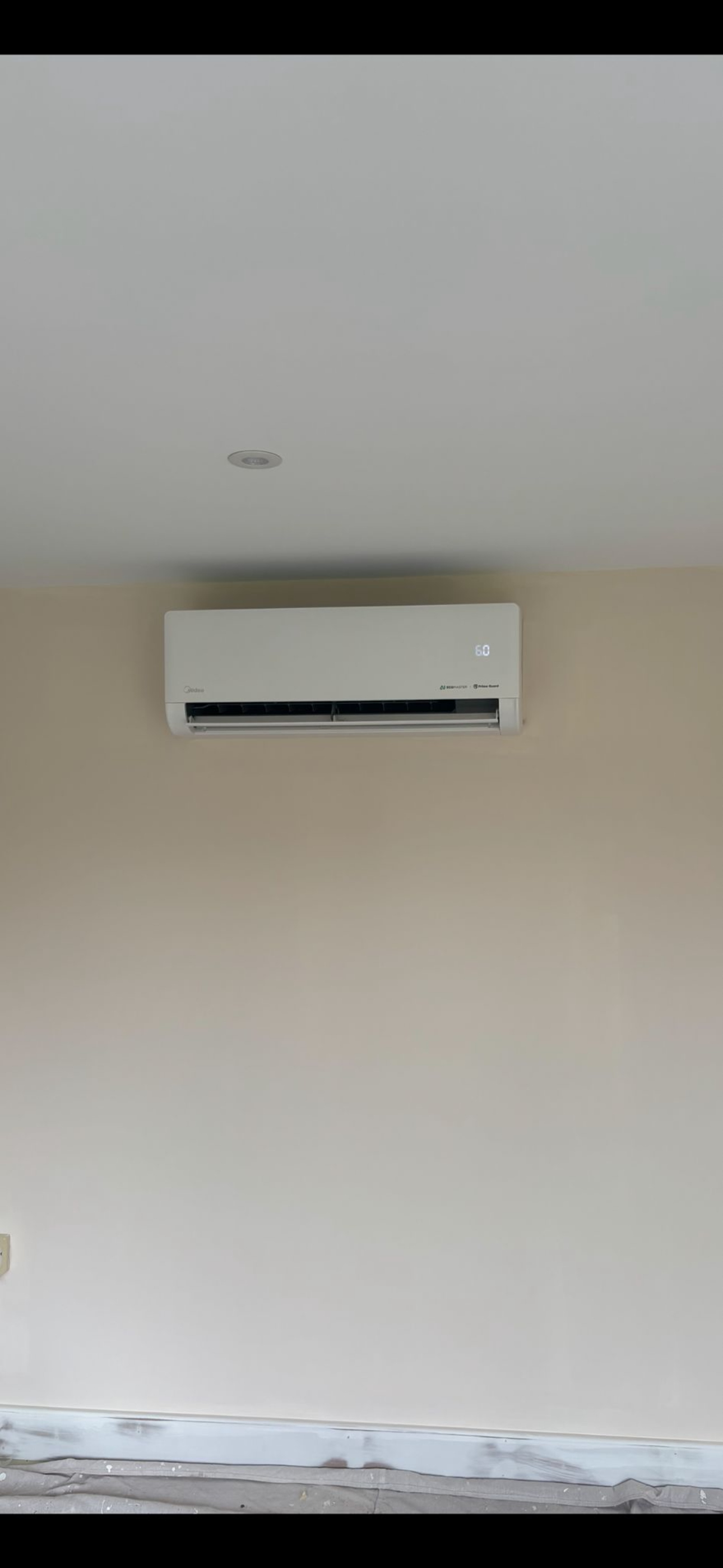 Domestic wall-mounted air conditioning installation by DW Heating & Cooling Services